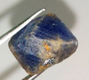 Zaffiro stella blu naturale blu scuro pietra preziosa grezza sfusa S11 - Foto 1 di 10