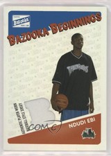 2003-04 Bazooka Beginnings Memorabilia Foil /25 Ndudi Ebi #BBE-NE Rookie RC