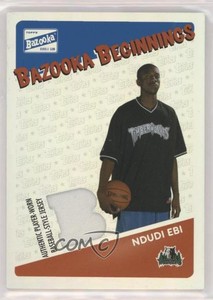 2003-04 Bazooka Beginnings Memorabilia Foil /25 Ndudi Ebi #BBE-NE Rookie RC