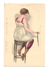 CPA 189. GIL BAËR . Erotique. Femme en nuisette - Picture 1 of 2