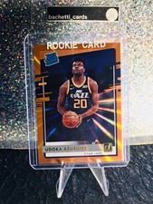 Udoka Azubuike Rookie 2020-21 Donruss Orange Laser #214 Utah Jazz Kansas NBA RC