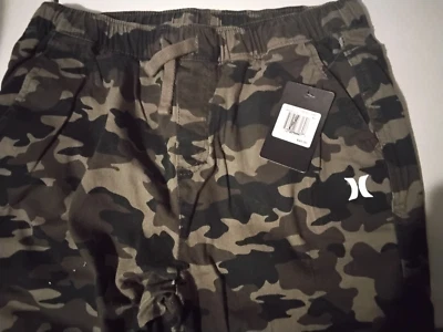 Boys Hurley Camo Pull On Pants NWT Size XL Priced at $40, That's crazy - Image 1 of 4