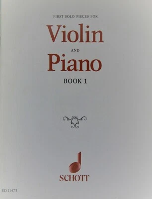 First solo pieces for violin and piano book one - Image 1 of 2