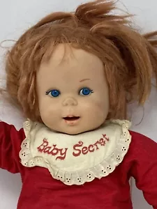 Bambola Mattel Baby Secrets 1965 Pull String NON FUNZIONA CREEPY Leggi Descrizione - Foto 1 di 15