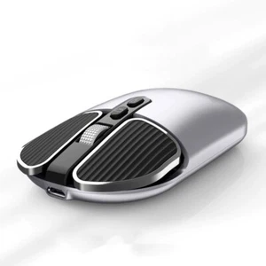 New Ultra Slim Rechargeable Wireless Bluetooth Dual Mode Mouse For PC Mac Tablet - Picture 1 of 5