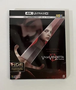 V FOR VENDETTA / Japan 4K UHD and Blu Ray W/slipcover - Factory Sealed - Picture 1 of 6