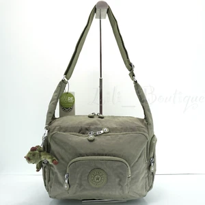 Kipling Erica Tote Crossbody Zipper Bag Purse Polyamide HB3122 Hiker Green $114 - Picture 1 of 11