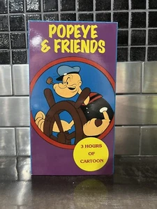 Popeye And Friends VHS 2000 3 Full Hours Of Cartoons Classic Movie Film - Picture 1 of 4