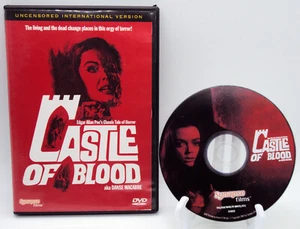 CASTLE OF BLOOD DVD 1964 Barbara Steele Gothic Horror Ghost Vampire B&W NR WS - Picture 1 of 4
