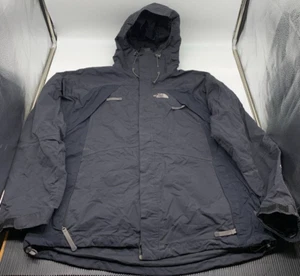 The North Face Women's Full-Zip Black Hy-Vent Waterproof Hooded Jacket Size L - Picture 1 of 7
