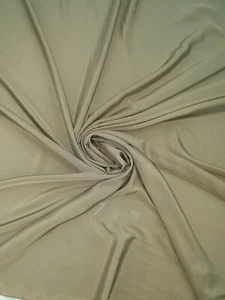 Olive Crepe Fabric for Dresses/Tops/Crafts- A471R - Picture 1 of 2