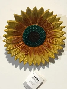 Recycled Aluminium Sunflower Wall Decor, 20 cm Diameter, Fair Trade, Boxed - Picture 1 of 1
