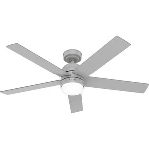 LED Lighting Ceiling Fan with Remote Control 132cm Giannis Grey 3 Levels - Picture 1 of 12