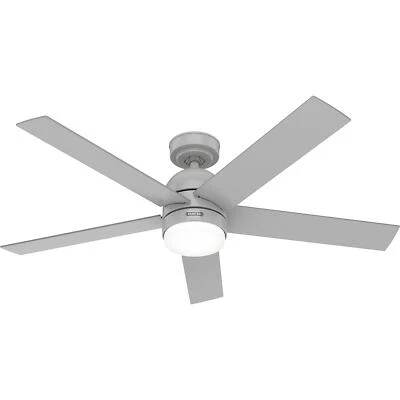 LED Lighting Ceiling Fan with Remote Control 132cm Giannis Grey 3 Levels - Image 1 of 4