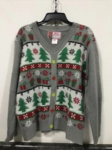 SUÉTER NAVIDAD "FEO" - UNISEX - TALLA GRANDE - MULTICOLOR (10-TW-128) - Imagen 1 de 6