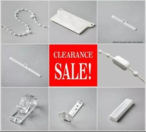 Vertical Blind Spare Parts 89mm/127mm Weights,Chain,Hangers,Cord,Brackets & More - Picture 1 of 32