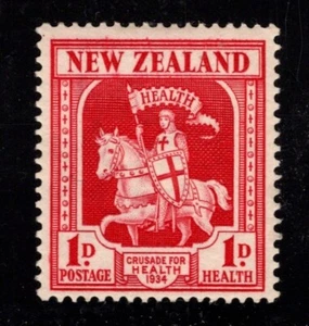 EDSROOM-15039New Zealand B7 NH 1934 Health Semi Postal Intense Color CV $25 - Picture 1 of 1