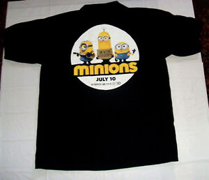 Minions Movie Regal Entertainment Staff Theater Employee Men's XL Polo Shirt NOS
