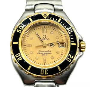 OMEGA SEAMSTER 200M Ref. 396.1042 QUARTZ 36mm STEEL VINTAGE Mens WATCH Very Good - Picture 1 of 11