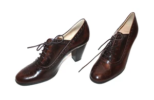 LLOYD DAMENSCHUHE WOMAN SHOES PUMPS ANKLE BOOTS CHAUSSURES BRAUN 4 ½ #26-6# - Bild 1 von 7