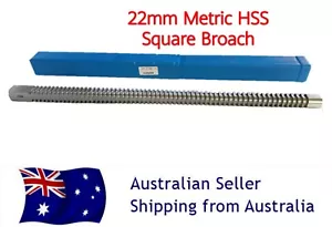 22mm Square Push Type Broach Cutter Metric Size HSS Cutting Tool - Picture 1 of 6