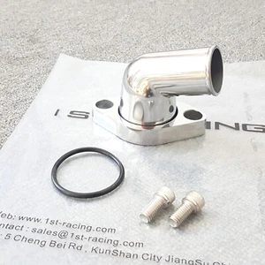 15 Degree Water Neck Thermostat Housing 360 Swivel for SBC BBC Chevy v8 265-502 - Picture 1 of 7