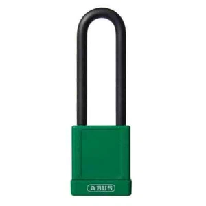 ABUS The Safety Lock 74/40HB75 Secerity Level 6 Green Padlock With 1 Key New - Picture 1 of 2