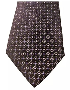 Countess Mara Mens Tie Necktie Blue Circle Abstract Silk Classic 59" L 3.25" W - Picture 1 of 3