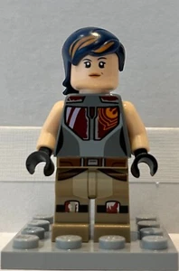 Lego Star Wars Minifigur Sabine Wren - Dark Blue with Orange Highlights sw0616 - Bild 1 von 6