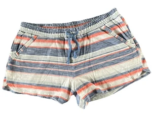 GYMBOREE Girls Soft Lightweight Striped Shorts Elastic Waist Pockets Size XL 14 - Picture 1 of 6