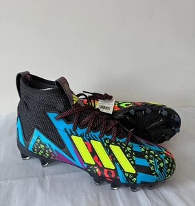 Adidas Freak 23 7v7 Black/Multi-Color Football Cleats (GW4166) - New! | sz 13 - Picture 1 of 8
