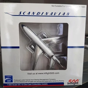 Douglas DC-10 SAS 1:500 Inflight500 wie Herpa, gebraucht und selten! - Foto 1 di 7
