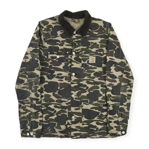Carhartt Michigan Workwear Camouflage Chore Jacket Men's Medium - Picture 1 of 9