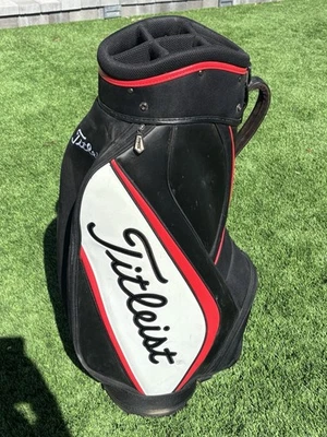 Titleist Cart Golf Bag 6 Way Dividers Black Red White - Image 1 of 4