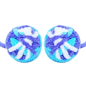 2 Piezas Juguetes de Bola Arco Iris Lamer Gato Masticar Esponjoso para Gatos Gatito Dentición - Imagen 1 de 12