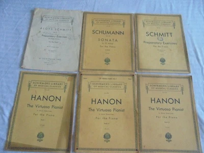 Lot of 6 Schirmer's Library of Musical Classics Soft Cover Books Sheet Music - Image 1 of 4