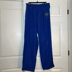 Nike Team Florida Gators Men's Large Track Warmup Pants Pockets Ankle Zip Blue - Picture 1 of 5