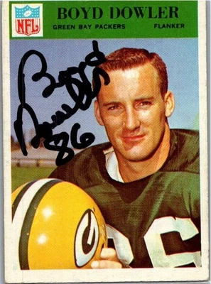1966 -Boyd Dowler- Philadelphia Autograph/Signed/Auto Football Card #84 Packers - Image 1 of 2