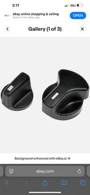 98-11 E250 E350 E450 Super Duty AC Heater Control Knob Set of 2 Dorman 76837 - Image 1 of 3