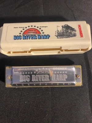Armónica HOHNER 590bx Big River Hecha en Alemania con Estuche De Colección Rara Foto 1 de 4