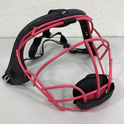 Máscara de jardinero Worth Softbol protector facial marco rosa mentón correa ajustable Foto 1 de 4