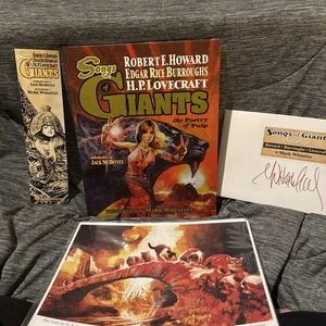 SONGS OF GIANTS ART BY MARK WHEATLEY SIGNED Plus Prints And One Signed! See Pics - Imagen 1 de 7