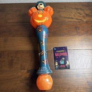 AUTHENTISCH Disney Parks MICKEY MOUSE HALLOWEEN Kürbis beleuchtet Seifenblasenstab - Bild 1 von 14
