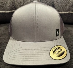 Hurley Atlantic Trucker Hat - Gray New SnapBack - Picture 1 of 6