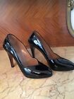 Authentic Alaia Black Patent Leather Heels Size 39