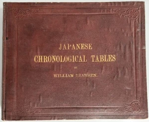 Japanese Chronological Tables by William Bramsen - Imagen 1 de 7