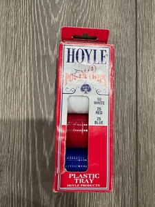 VTG 1992 Hoyle Plastic Poker Chips (100 pcs) NEW in Box! - Picture 1 of 1