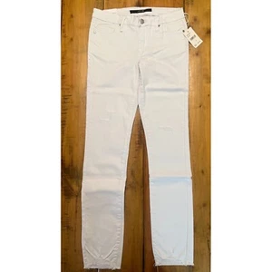Joe's Jeans The Markie Ankle Distressed White Denim Jeans - Size 16 - Picture 1 of 8