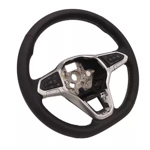 Multifonction Volant Acc VW T6.1 Transporter Bus Multivan Caddy V Sb Simili Cuir - Picture 1 of 7
