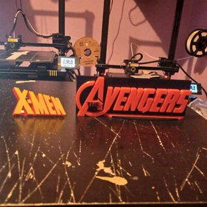 Standing 3D Signs 3D Printed X-MEN & AVENGERS 3D LOGOS - Picture 1 of 21